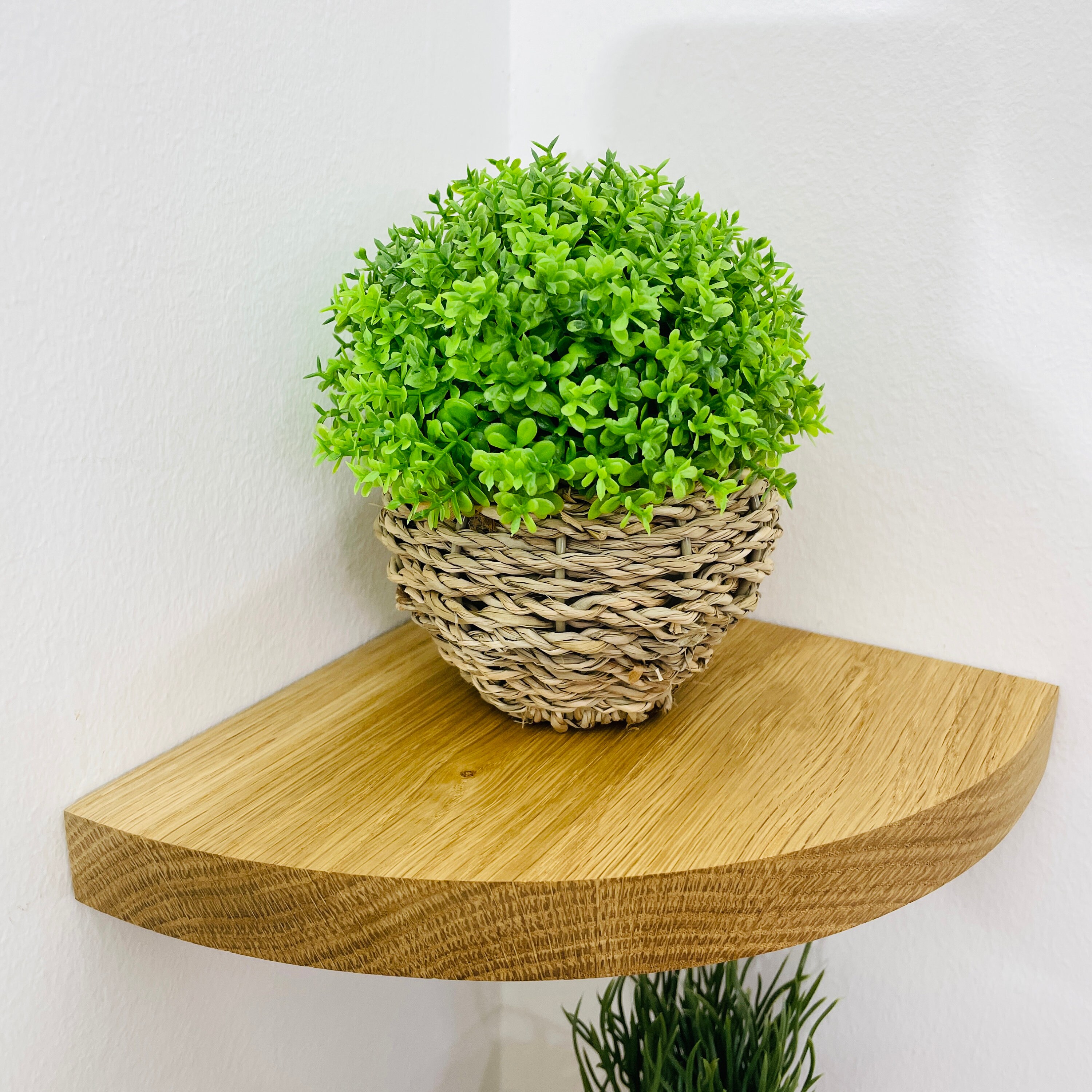 Oak Floating Corner Shelf Oak Bathroom Furniture - Etsy