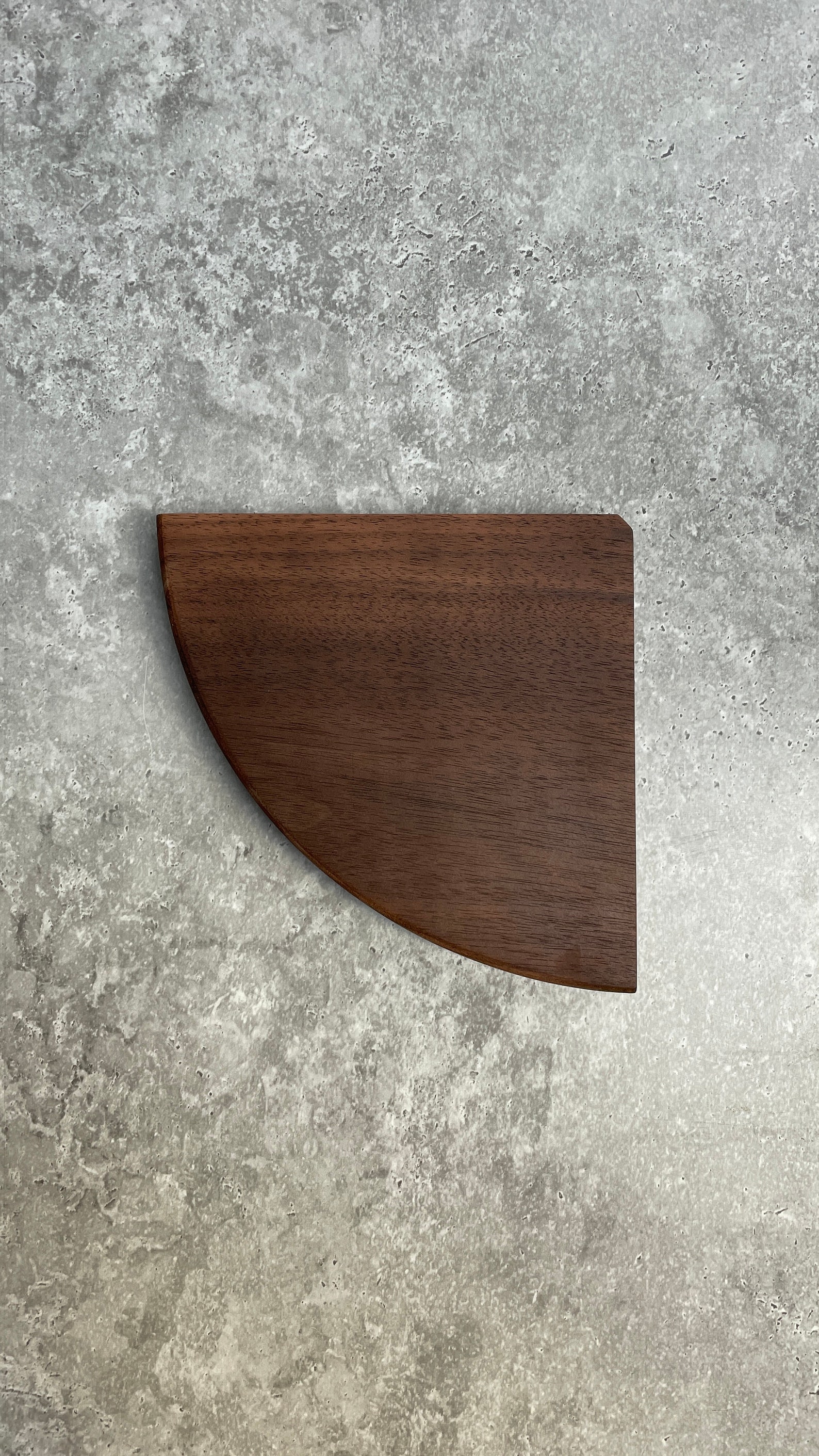 Walnut Floating Corner Shelf Walnut Furniture for Bathroom Etsy UK