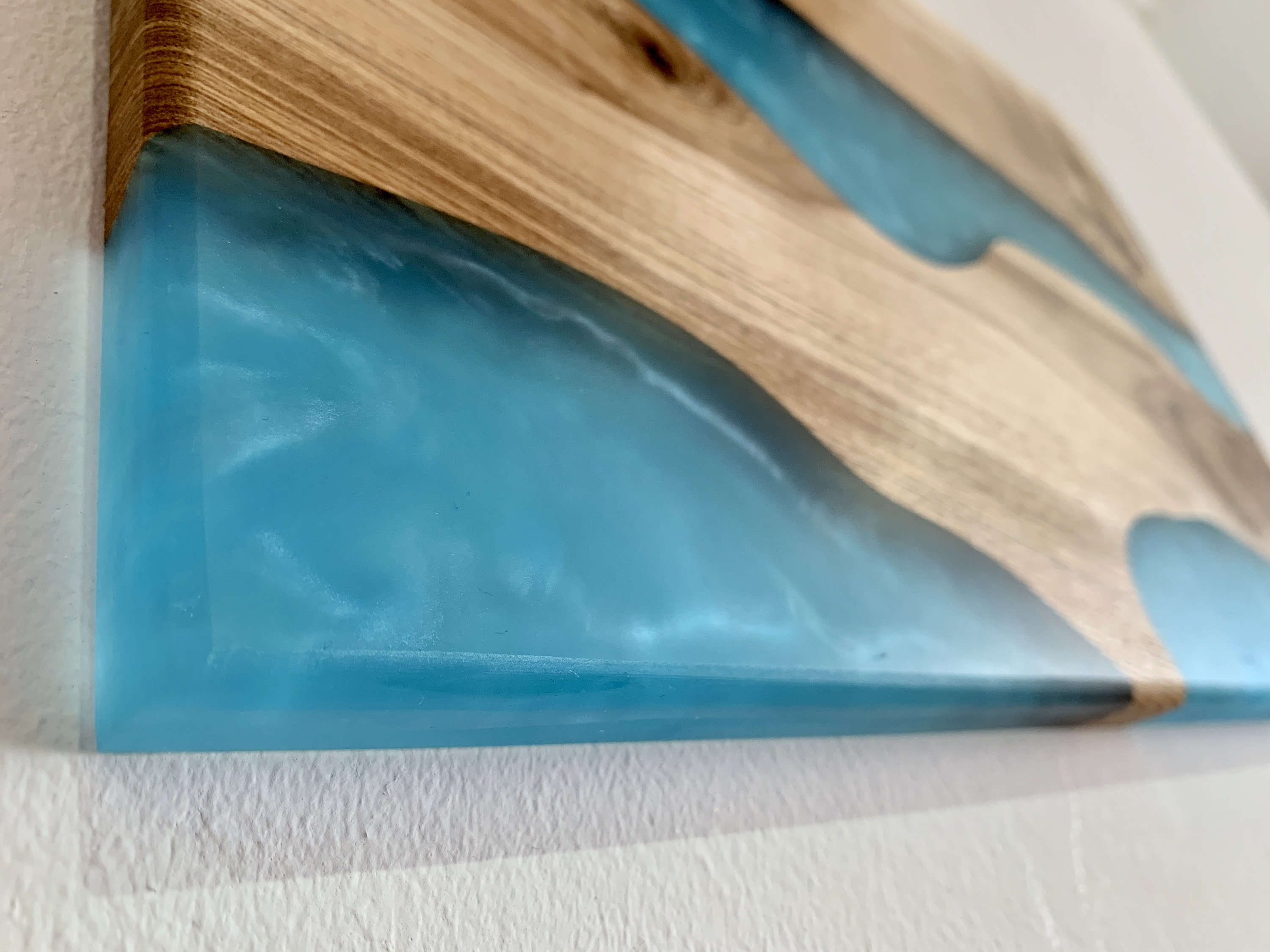 Epoxy Resin Wall Art Bedroom wall decor over the bed Rustic Etsy