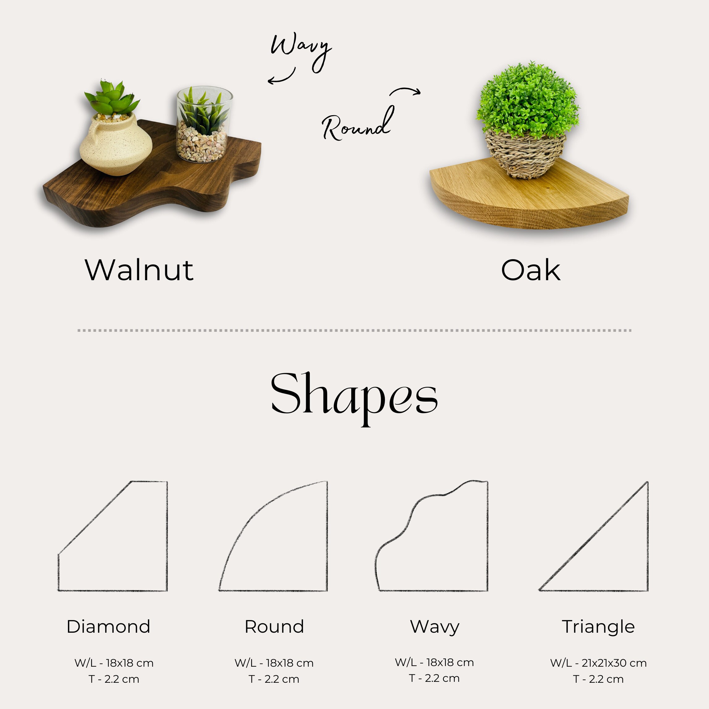 Oak Floating Corner Shelf Oak Bathroom Furniture - Etsy