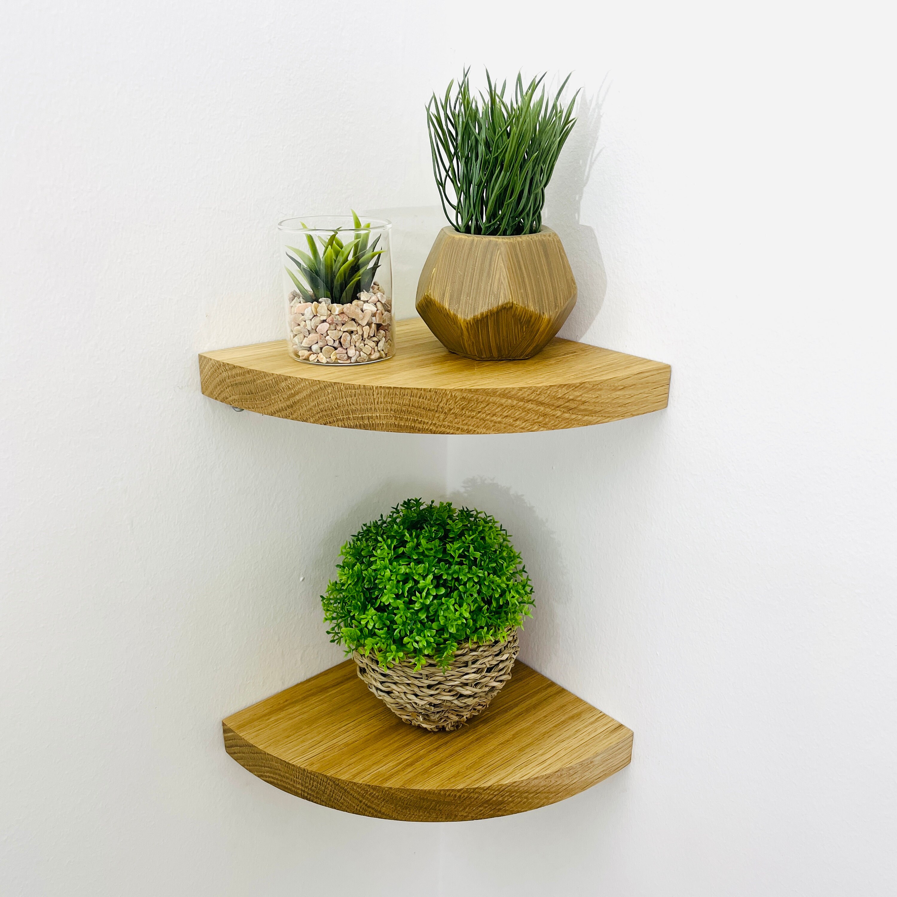 Bathroom Corner Shelf Oak