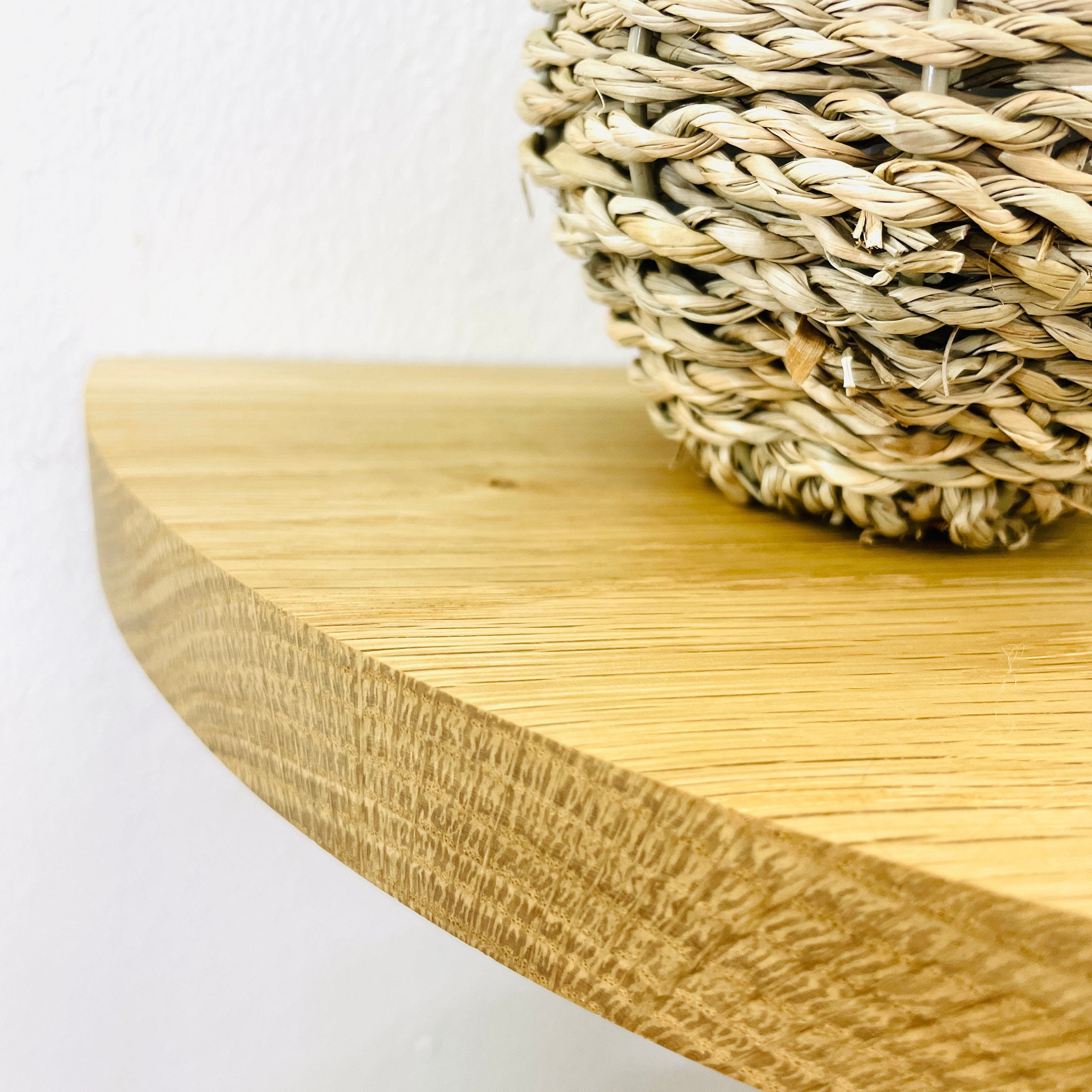 Oak Floating Corner Shelf Oak Bathroom Furniture - Etsy