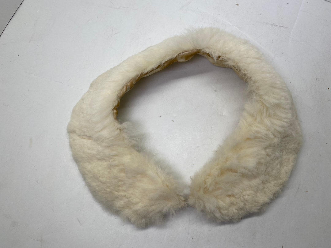 Vintage Rabbit Fur Collar, White Rabbit, Vintage Fashions, Winter Wear ...