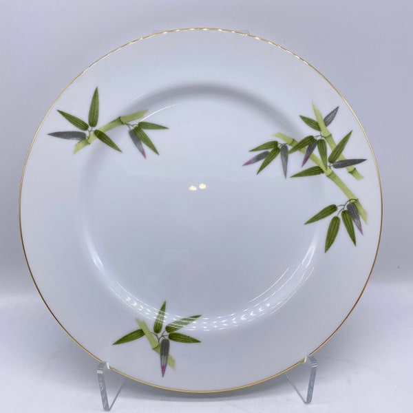 Vintage 1950’s Narumi China, made in Japan “Spring Bamboo”, dinner plates, lot of 2