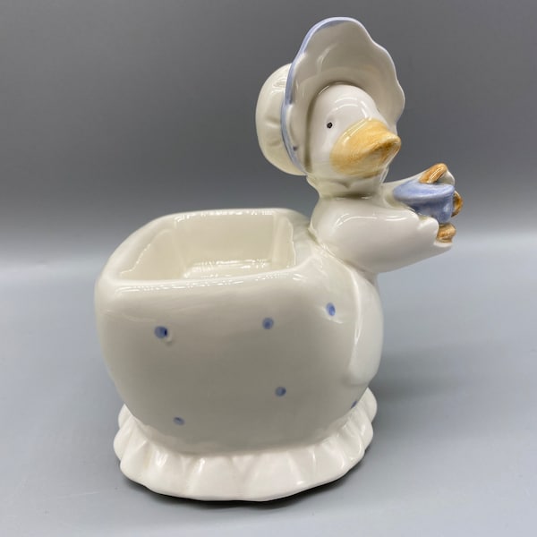 Vintage 1987 Fitz & Floyd Betty Quacker soap dish , packet holder, trinket dish, jewelry holder, ring dish, other pieces  available