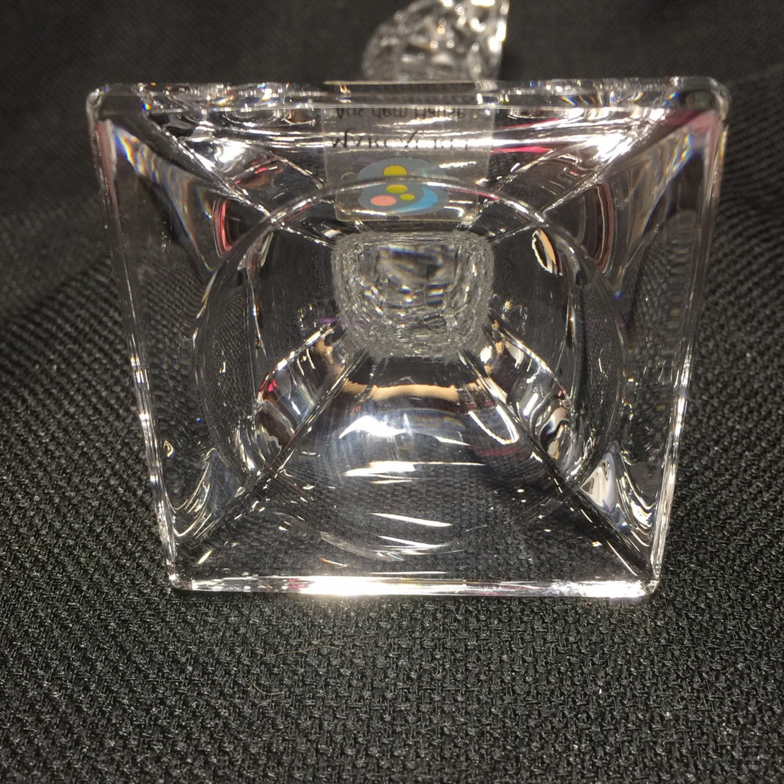 Marc Aurel crystal candlestick Nachtmann Germany candle Etsy 日本