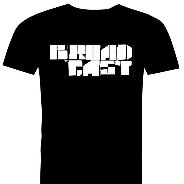 Broadcast Band Logo T Shirt. Full Cotton.