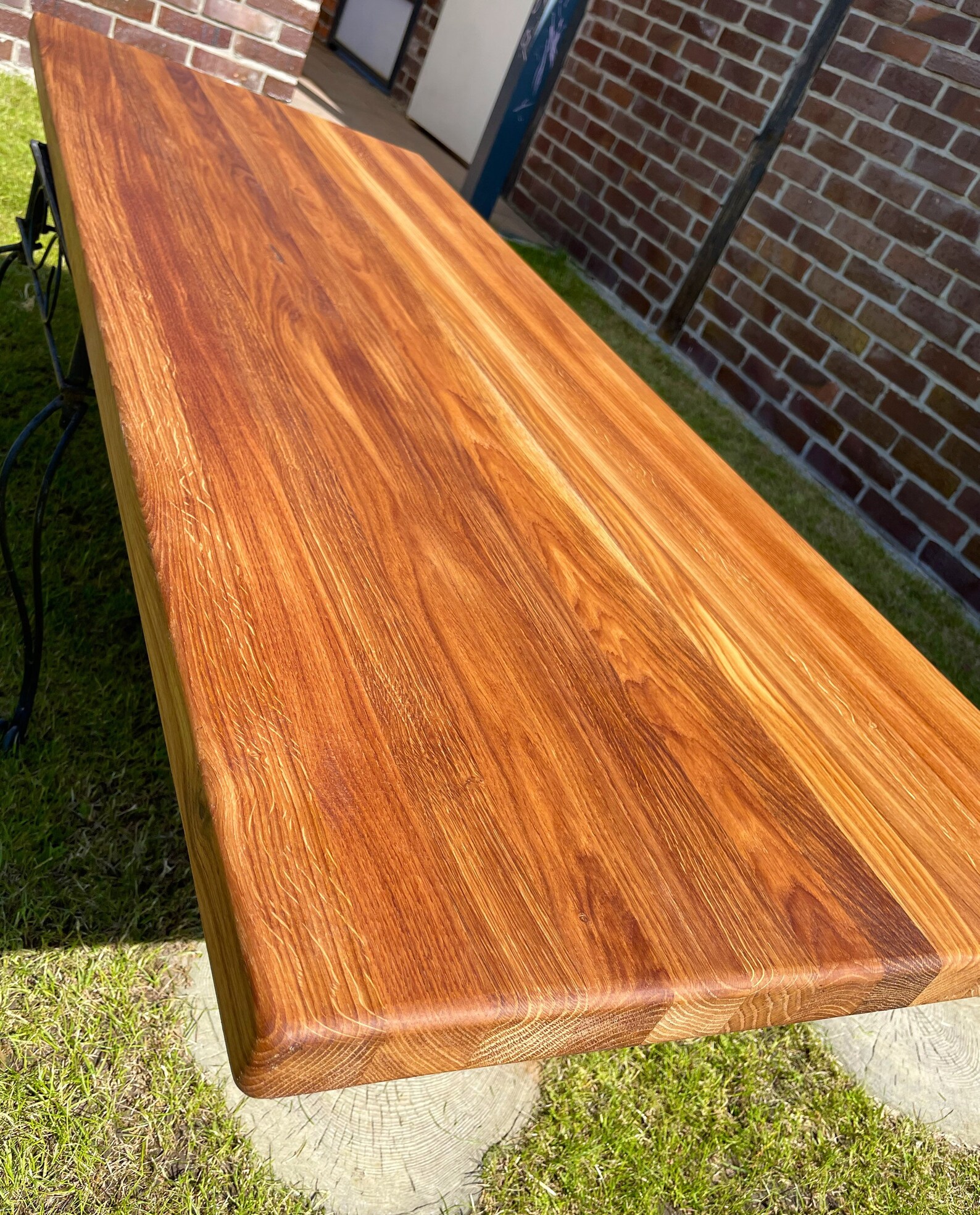 Table top/solid wood panel oak D40/B630/L9001600 mm oiledBy Etsy