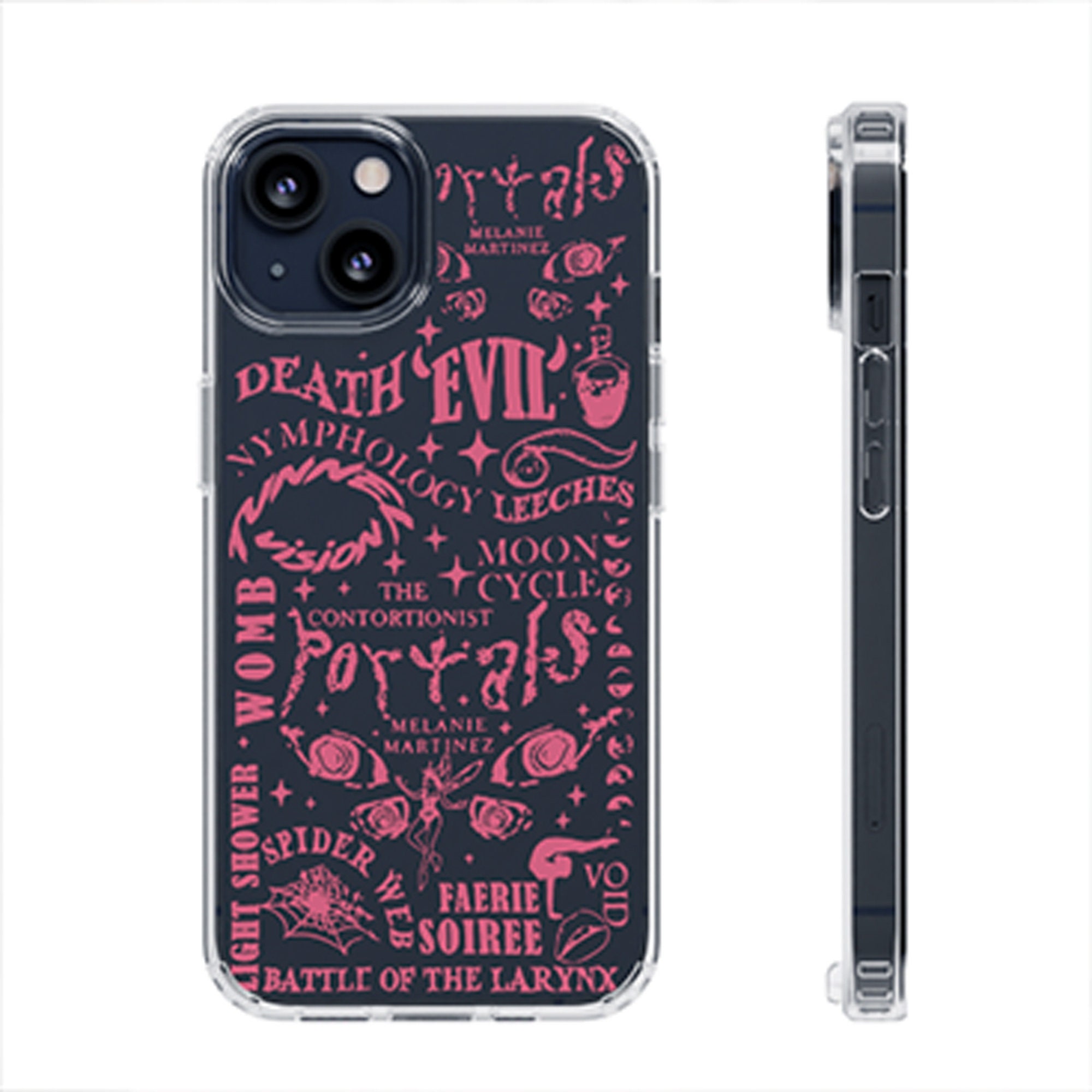 Discover Portals Tracklist Phone Case Melanie Martinez Cry Baby iPhone Case