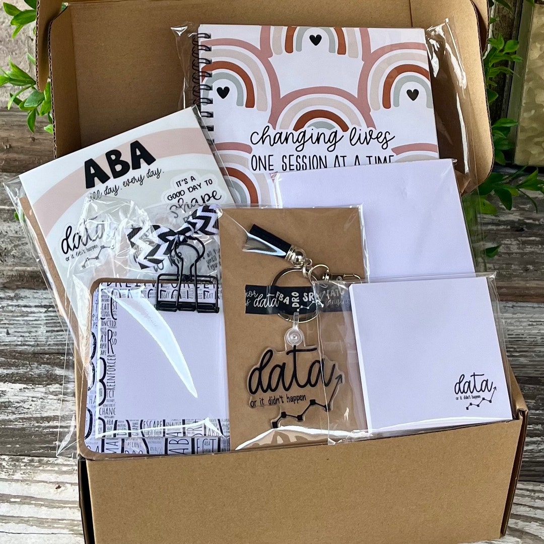 ABA Stationery Gift Box, Behavior Therapist, Behavior Tech, Behavior