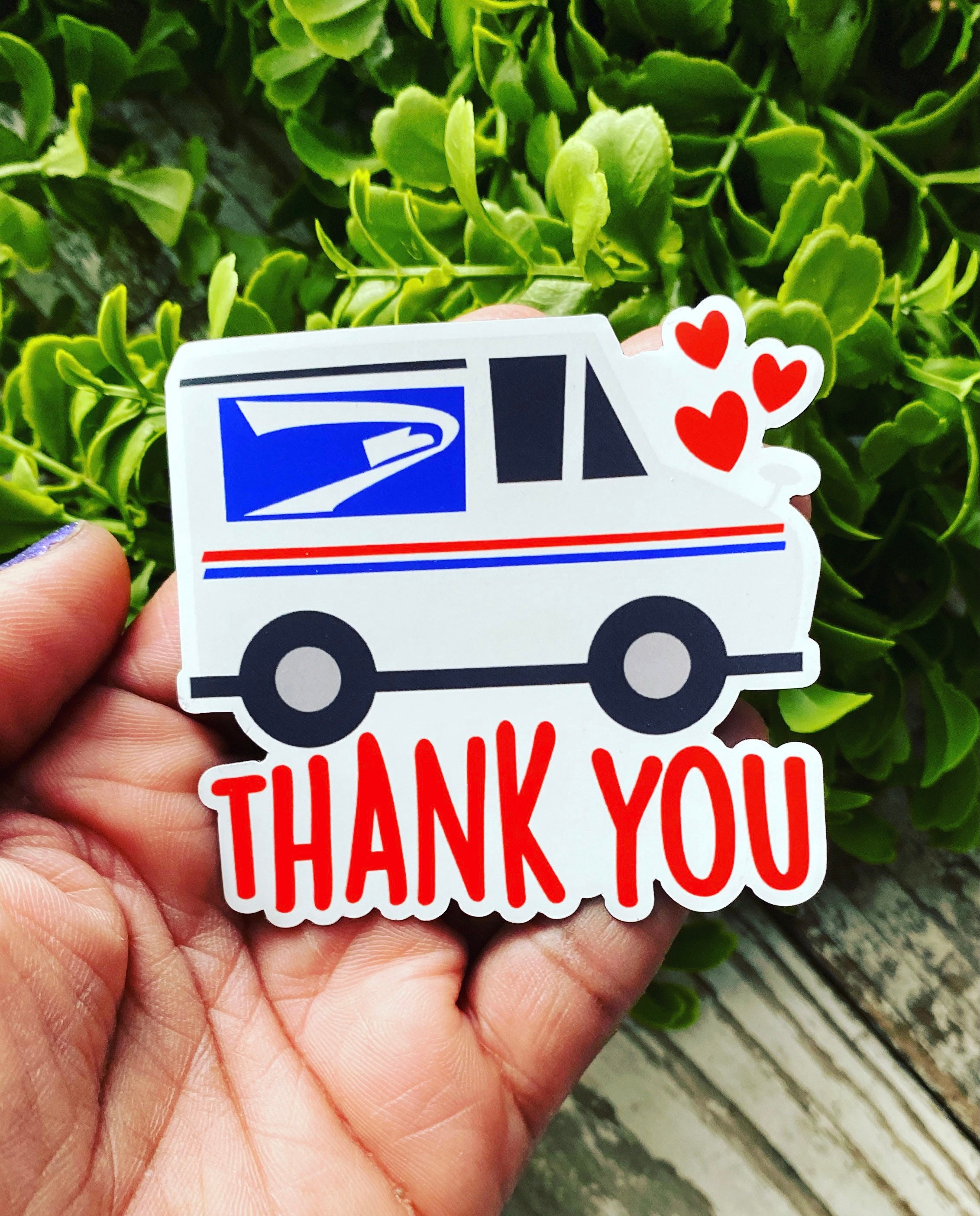USPS Mailbox Thank You Postal Worker Etsy