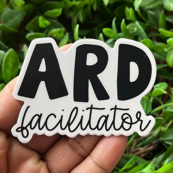 ARD Facilitator, Special Education Decal, Water Bottle Decal, Laptop Sticker, Special Ed Gift, Sped Sticker, IEP Meeting