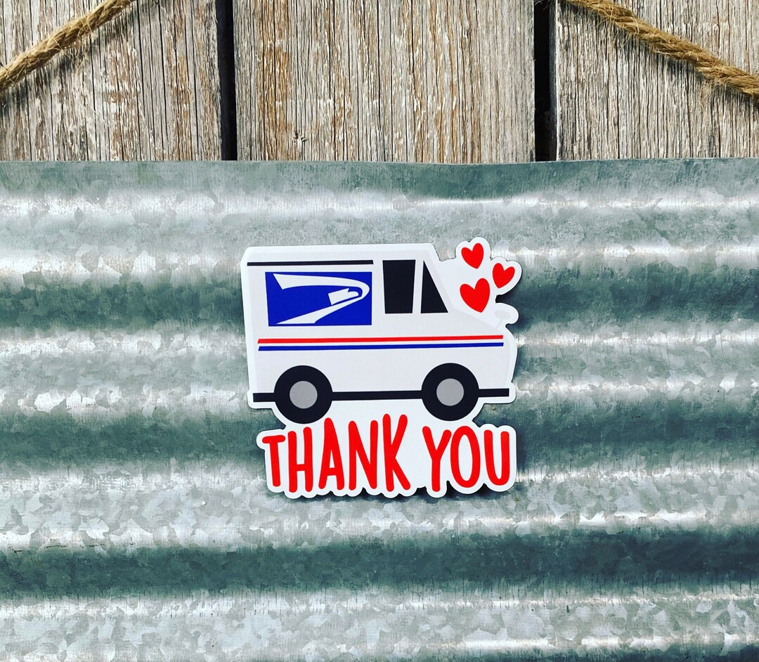 USPS Mailbox Thank You Postal Worker, Mail