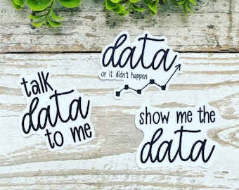 ABA Data Sticker Pack, Funny Quote Sticker, ABA Behavior Sticker Pack, Behavior Technician Sticker, Behavior Analyst Sticker, Aba Therapist