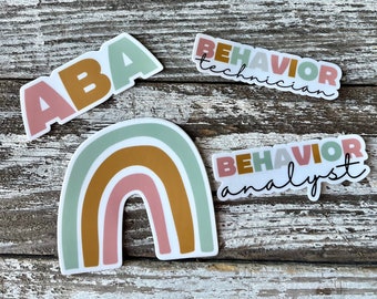 Aba Sticker Pack, ABA Therapist Sticker, Behavior Analyst, ABA Therapist Gift, Behavior Technician, Aba Therapy Gift,  Aba Christmas Gift