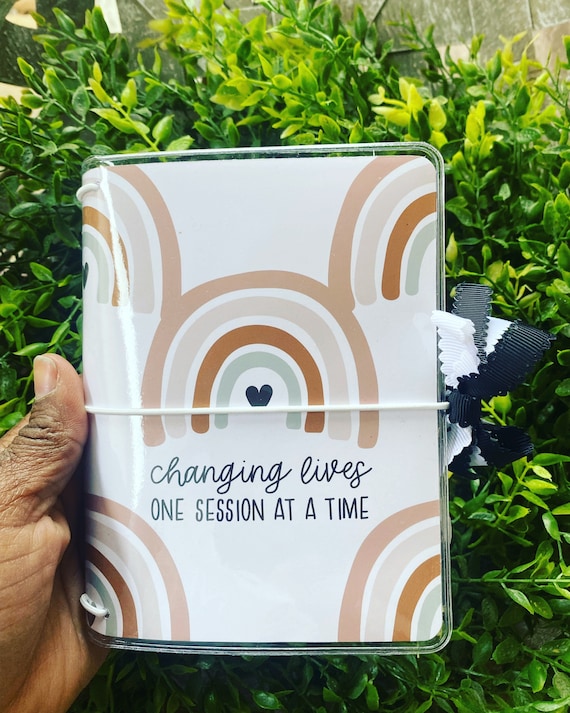 Changing Lives One Session At a Time Notes, Behavior Analyst Notebook, Aba Materials, Therapist Notebook, Aba Therapy Notebook, Technician