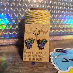 Brincos de Pokémon estranhos, joias de Pokémon de grama, presente de anime, brinco de cartões de mangá, monstro de bolso verde Bulba