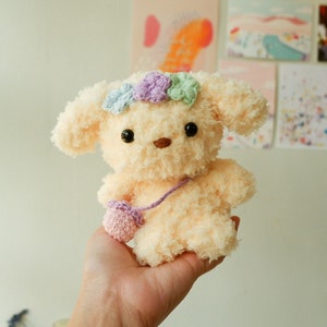 Poppy the Fluffy Dog Crochet Pattern