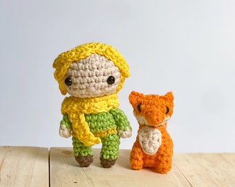 Little Prince and Fox Crochet PDF Pattern