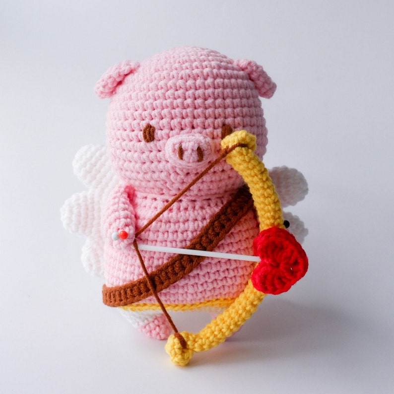 Cuddles the Cupid Crochet PDF Pattern image 2