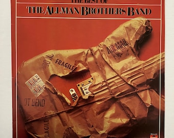 The Allman Brothers Band Best Of Vintage Vinyl LP Record Album