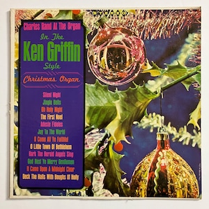 Ken Griffin Style Christmas Organ Vintage Vinyl LP Record Charles Rand