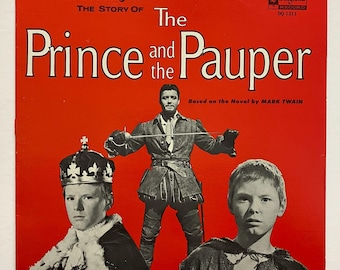 Disney The Story Of The Prince And The Pauper Vintage Vinyl LP Record Spoken Word