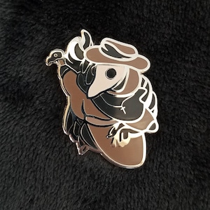 Plague Doctor Hard Enamel Pin