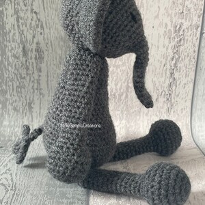 Ella Elephant Elephant Plushie Crochet Elephant - Etsy