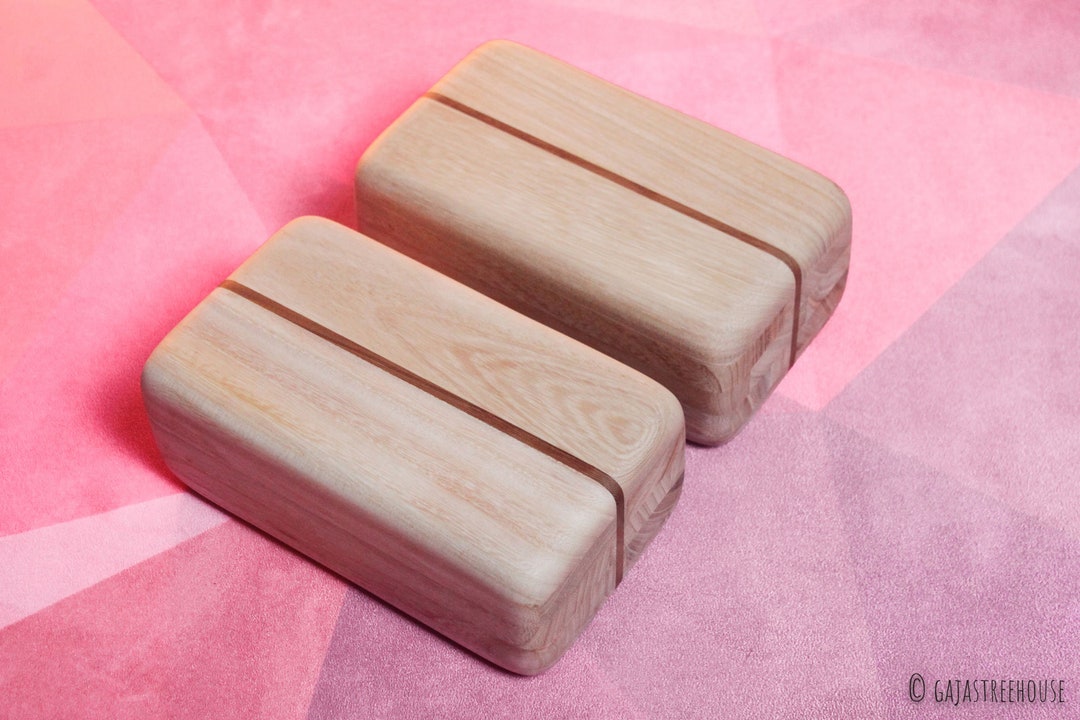 Unique Wood Yoga Blocks, Lightweight Wooden Yoga Bricks, Stabilization