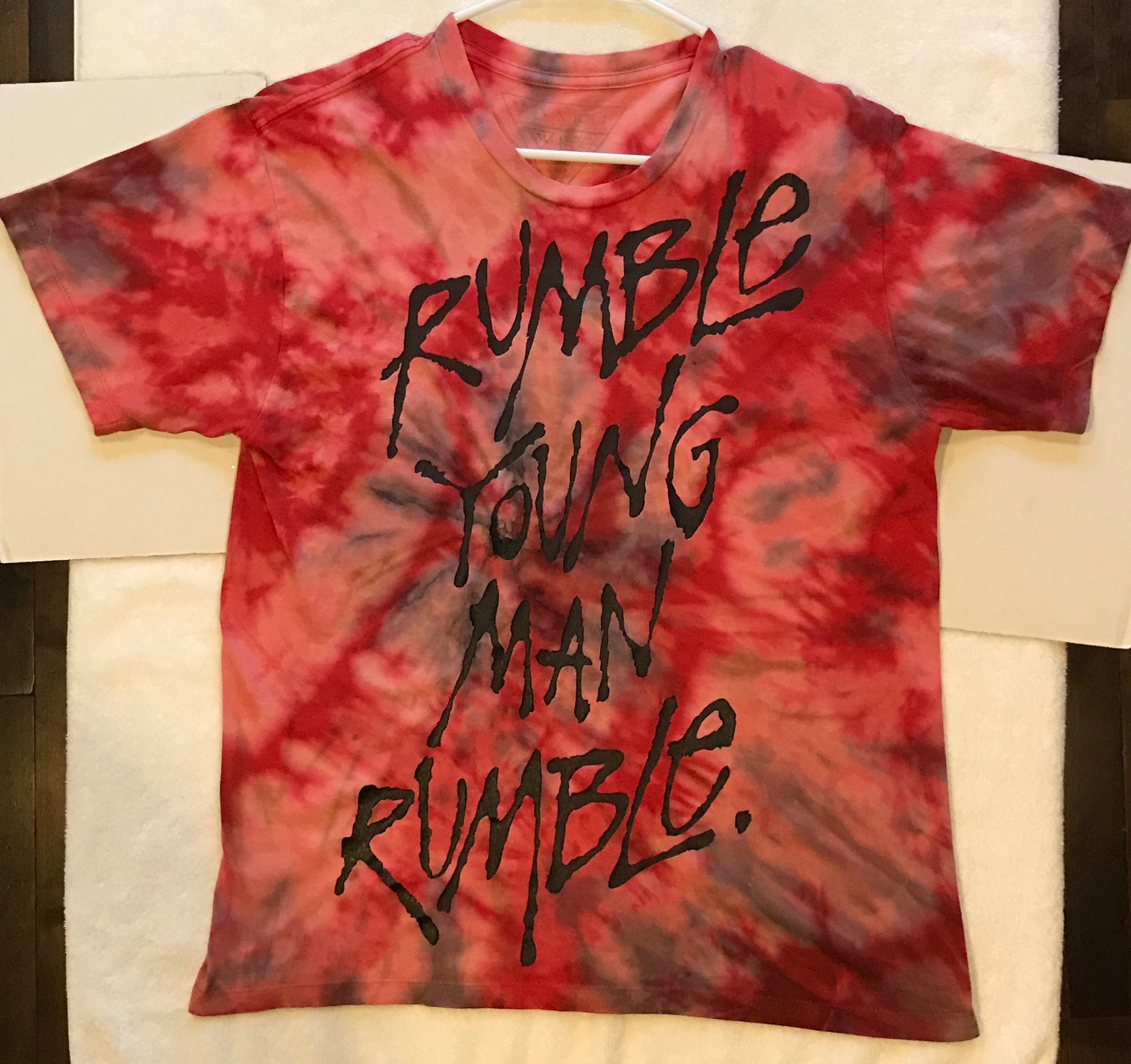 Rumble Young Man Rumble Muhammad Ali TieDye Etsy México