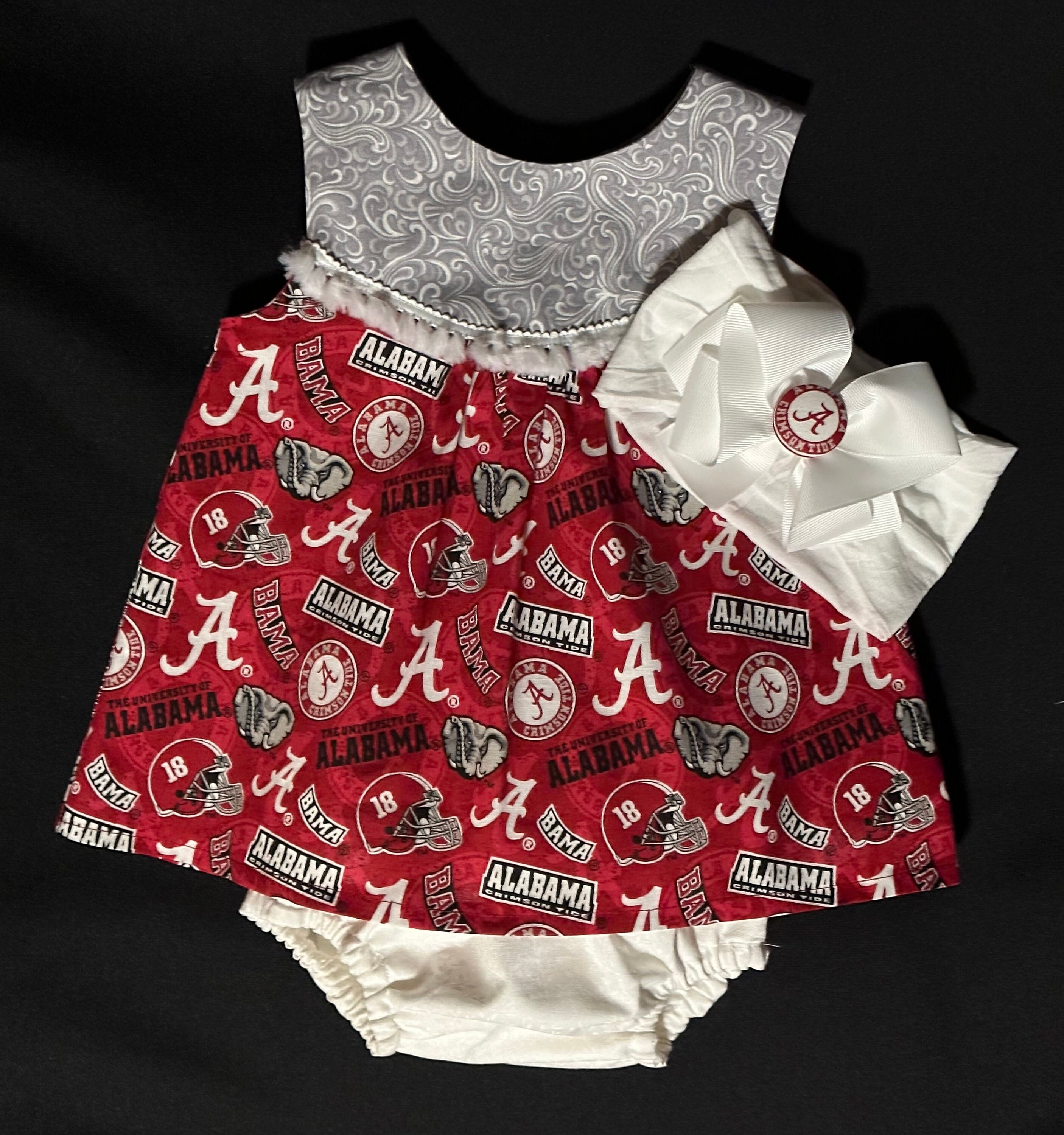 University of Alabama Baby Dress Sizes Newborn thru 12M