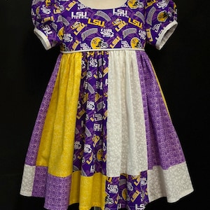Louisiana State University Toddler/Girls Dress - Size 12M - Girls 8
