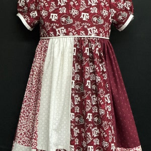 Texas A&M Baby/Toddler/Girls Dress Size 6M-Girls 8