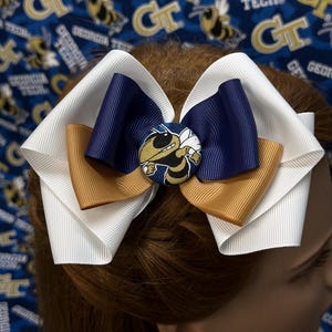 Georgia Tech  Hair Bow