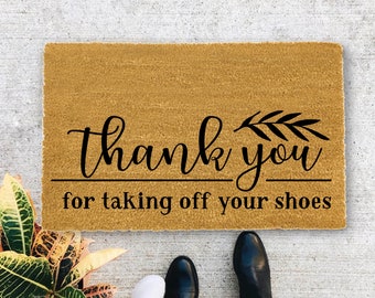 Funny Doormat, Shoes Off Door Mat, Welcome Mat, Home Door mat - 43