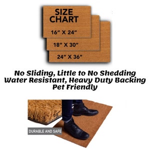 Funny Doormat, Closing Gift, Funny Door mat, New home gift, Wedding gift 2028 image 3