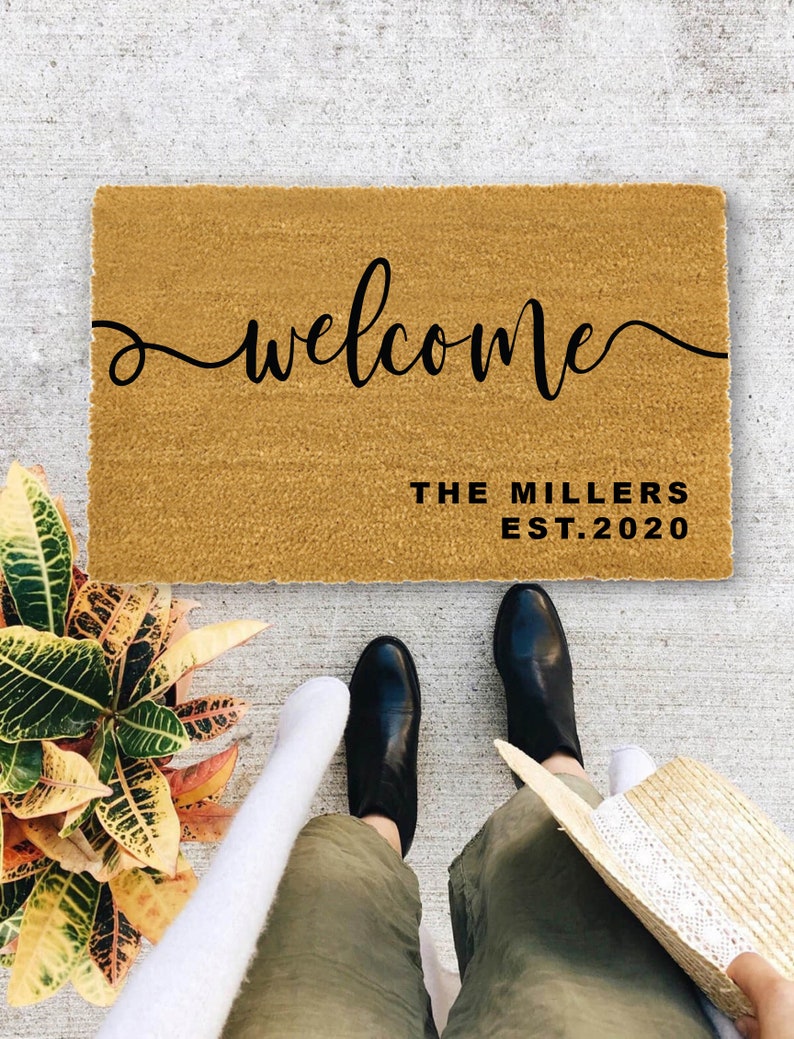 Mat Door Mat Personalized Doormat Custom Doormat Etsy UK