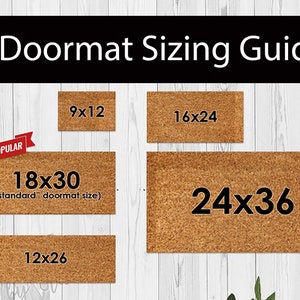 Custom Doormat, Personalized Doormat, Housewarming Gift, Christmas Gift, Wedding Gift, Welcome Doormat, Front Door Mat, New Home. image 2