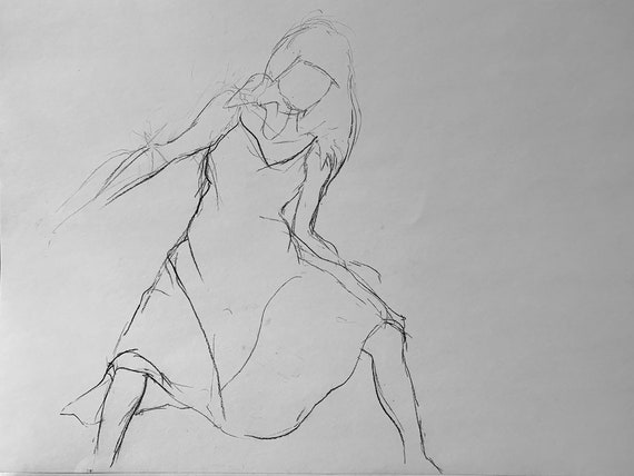 pics Woman Figure Drawing With Clothes etsy