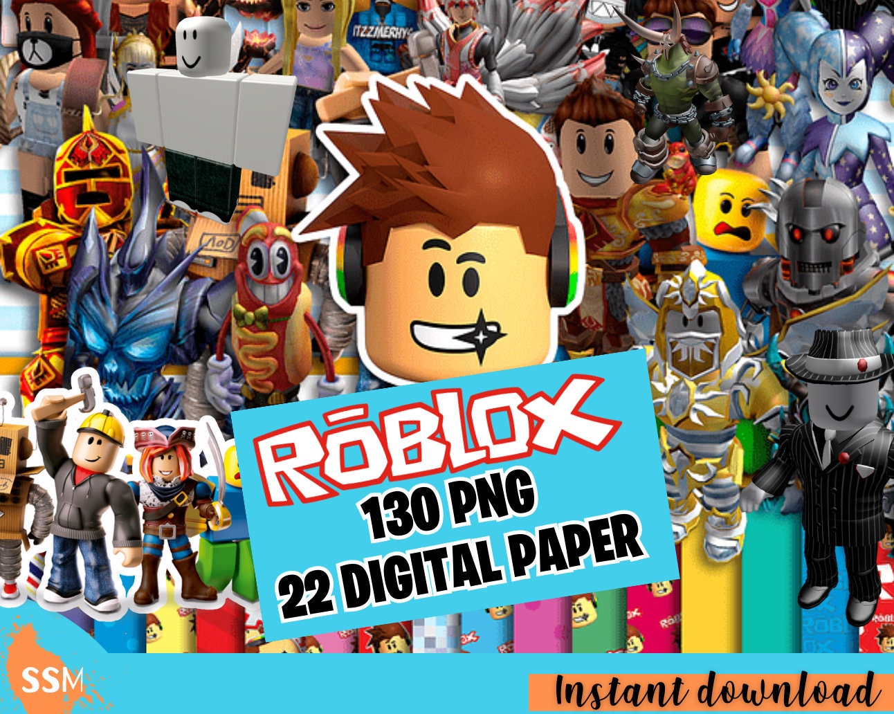 Kit Digital Roblox + 183 Imagens em Alta Qualidade