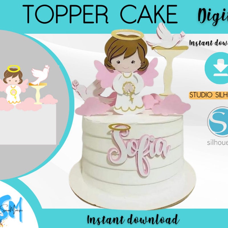 Baptism Cake Topper - Etsy