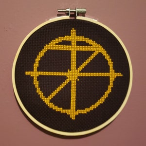 7 Sekunden Kreuzstich Punk HxC sxe gerade Kante