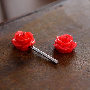 flower Nipple Shield,Nipple Ring,Nipple Piercing, Nipple Barbell Ring,14g image 2