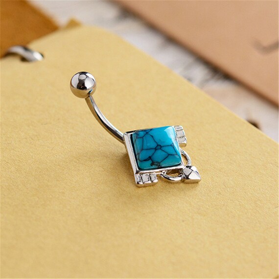 Turquoise belly hotsell ring