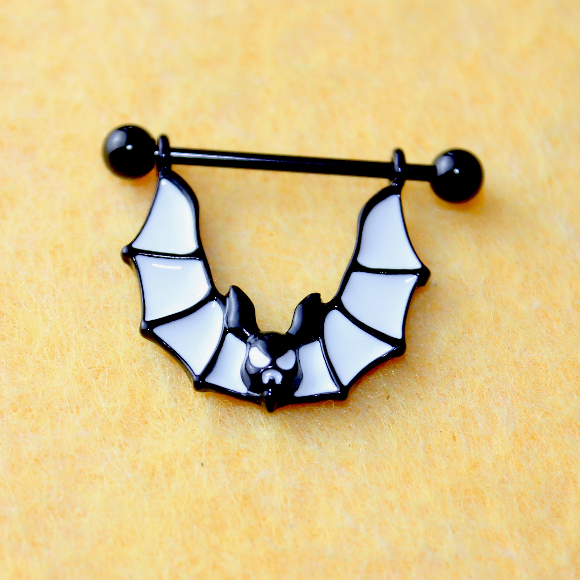 Bat nipple rings deals