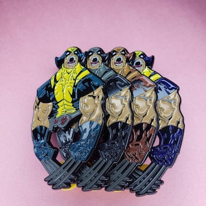 Wolverine inspired pin