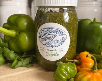 Sofrito fresco, auténtico y totalmente natural, 16 oz Agregue sabores increíbles a todos sus platos Diamond. Tarro de 16 onzas