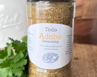 Todo Adobo ( All Purpose Seasoning )  No Preservatives! Experience, Pure Flavor