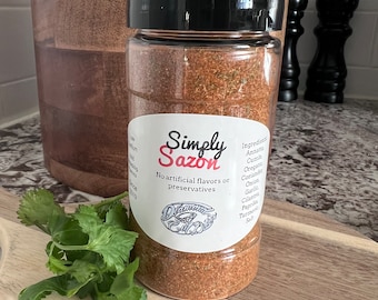 Simply Sazon No Artificial Colors or Preservatives. Experience, Pure Flavor !